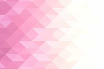 Obraz premium Pink color. Geometric pattern of mosaic of large tiles of a minimalist design background, abstract colored texture, geometric shape.