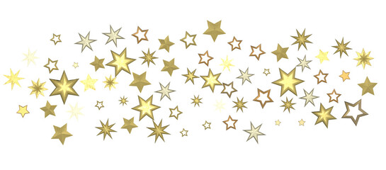 stars background, sparkle lights confetti falling. magic shining Flying christmas stars on night