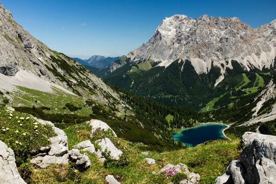 Seebensee mit Zugspitzblick