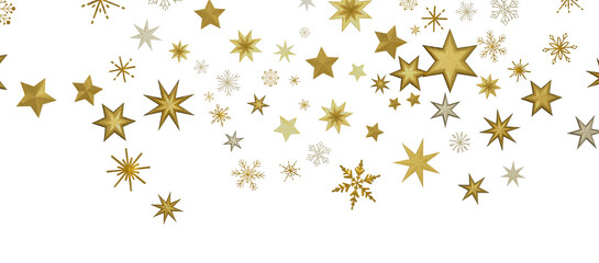 Falling snow at night. Bokeh lights