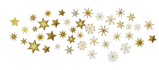 Falling snow at night. Bokeh lights