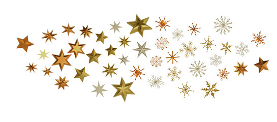 Snowflakes Falling On Snow - Winter Banner