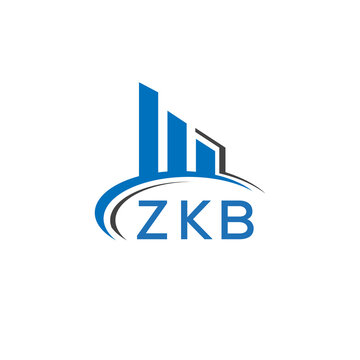 ZKB letter logo. ZKB blue image. ZKB Monogram logo design for entrepreneur and business. ZKB best icon.	
