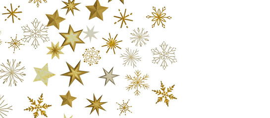 The winter background, falling snowflakes