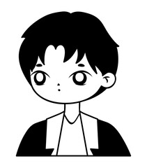 manga man illustration