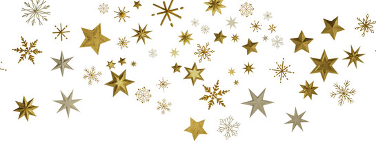 Christmas Card - Snowflakes Of Paper In Frame