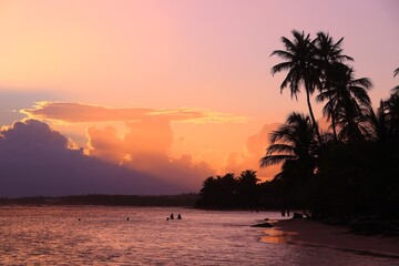 Guadeloupe beach sunset - Grande Terre