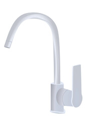 Grey water faucet. vector illustration