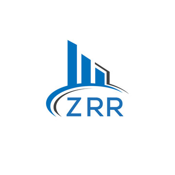ZRR letter logo. ZRR blue image. ZRR Monogram logo design for entrepreneur and business. ZRR best icon.	
