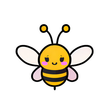 cute happy bee