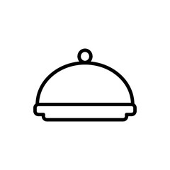 Tray icon vector logo design template