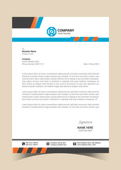 
Modern Corporate Business Simple and clean A4 Size letterhead Vector design
