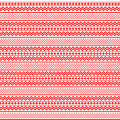 Jacquard sweater pattern for flat knit vector design