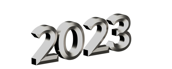 2023 New year change, turn.