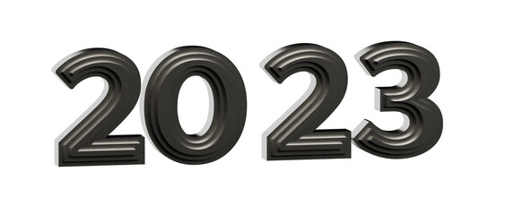 2023 New year change, turn.
