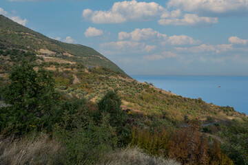 view from the top of the mountain