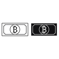 Bitcoin payment vector icon. filled flat sign for mobile concept and web design. Bitcoin cryptocurrency glyph icon.