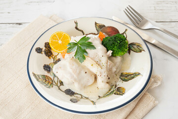 鶏肉のクリーム煮