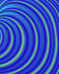 Fototapeta na wymiar Blue abstract art fractal pattern background