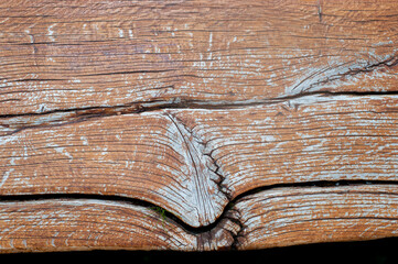 Texture of an old wooden fence