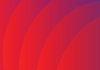 Obraz premium Abstract background composed of wavy curves Gradient from light red to dark : Vector