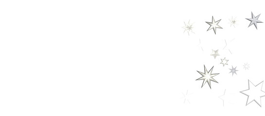 Snowflakes falling for christmas decoration abstract