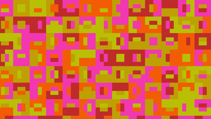 pink, yellow and orange geometric pattern, wallpaper for tile, banner, tableclothe