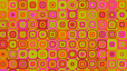 pink, yellow and orange geometric pattern, wallpaper for tile, banner, tableclothe