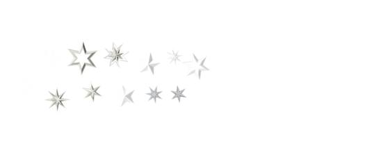 Snowflakes falling for christmas decoration abstract