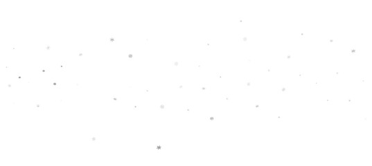 Snowflakes and bokeh lights on the blue Merry Christmas background. 3D render