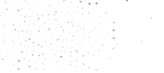 Winter christmas sky with falling snow