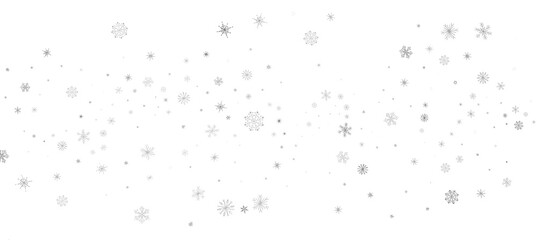 Winter christmas sky with falling snow