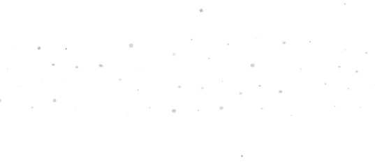 Snowflakes and bokeh lights on the blue Merry Christmas background. 3D render