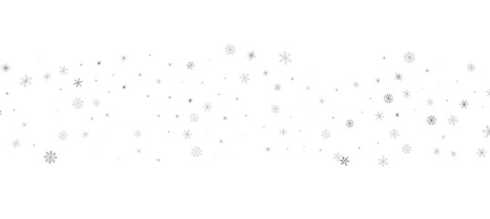 Christmas Card - Snowflakes Of Paper In Frame  png