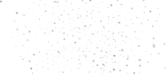 Falling snow at night. Bokeh lights