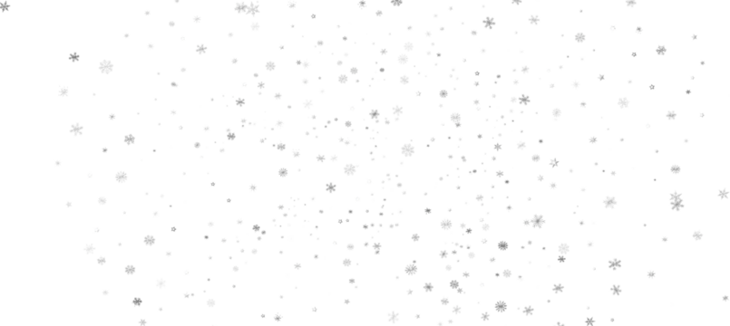 Falling snow at night. Bokeh lights