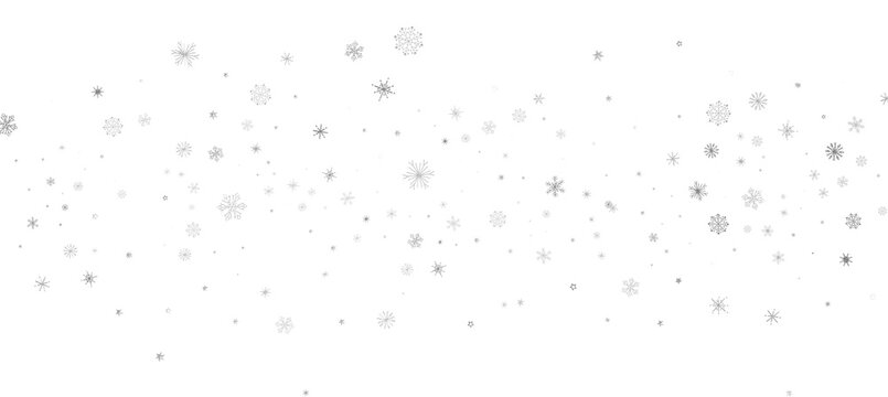 The winter background, falling snowflakes
