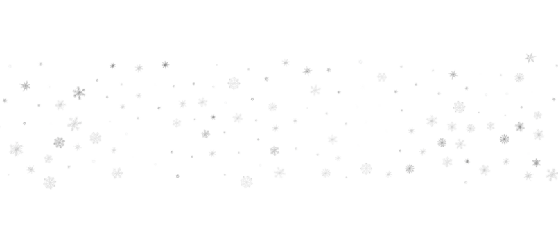 Christmas Card - Snowflakes Of Paper In Frame  png