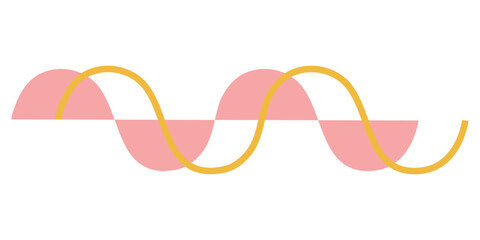 pink wave pattern