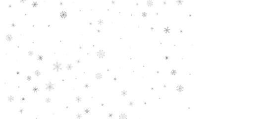 Christmas Card - Snowflakes Of Paper In Frame  png
