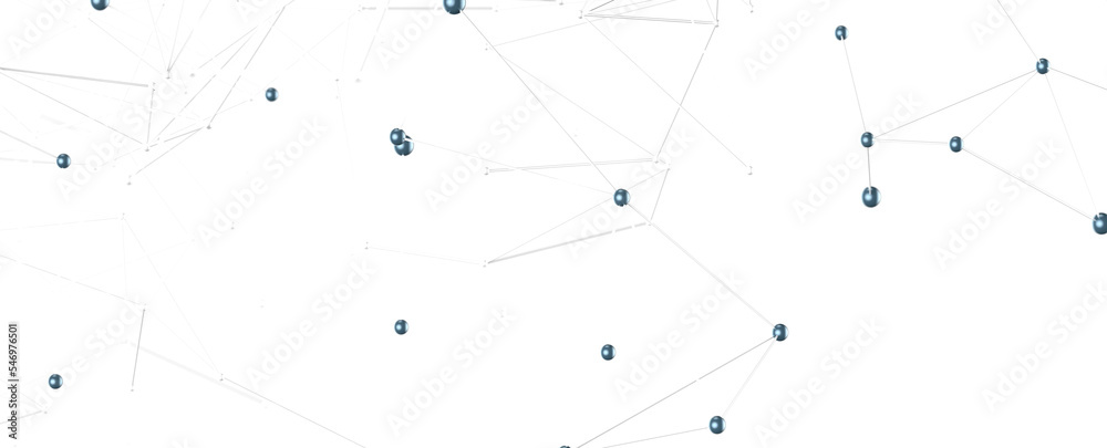 Poster abstract 3d render, network concept, background