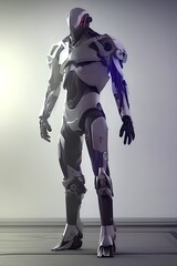 Humanoid cyborg robot