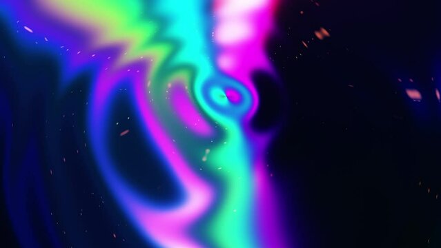 Creative 4k Motion design of 3d background with Neon Colors and Liquid gradients . Neon colors vibrant gradients 3d animation seamless loop in 4K. Abstract colorful wave backdrop seamless loop.