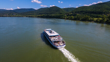 Fototapeta premium boat on the river