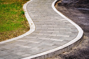 Obraz premium sidewalk construction