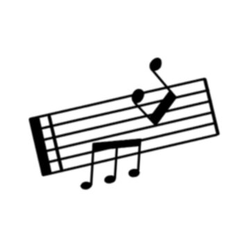 Musik Noten Notenzeile - Clipart / Icon