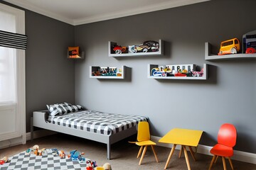 Children's room interior beauty and nice 