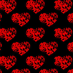 pattern  with hearts