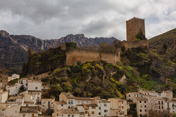 View of castle and town of Cazorla 