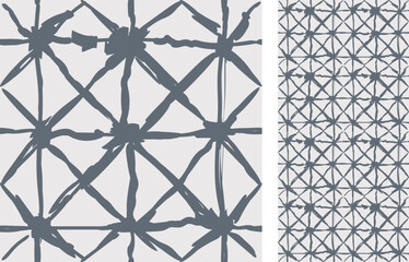 Abstract seamless pattern. Vector shibori spotty seamless print. Organic hipster background. Ceramic tile. Geometric japanese pattern. Hand drawn random linear design